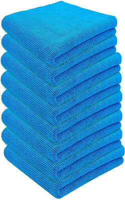 FIXSMITH Microfiber Vehicle Washing  Cloth(Pack Of 8, 350 GSM)