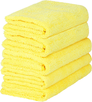 Sheen Shine Microfiber Vehicle Washing  Cloth(Pack Of 5, 400 GSM)