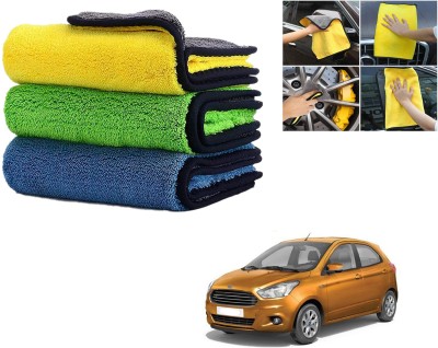 Autoinnovation Microfiber Vehicle Washing  Cloth(Pack Of 3, 800 GSM)