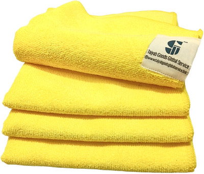 Taiyab Goods Global Service Microfiber Vehicle Washing  Cloth(Pack Of 4, 350 GSM)
