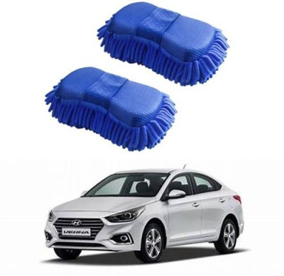 APICAL Microfiber Vehicle Washing  Sponge(Pack Of 2)