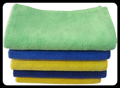 kvhub Microfiber Vehicle Washing  Cloth(Pack Of 5)