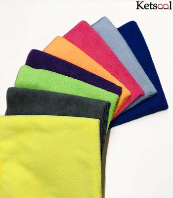Hitvik Microfiber Vehicle Washing  Cloth(Pack Of 8, 300 GSM)