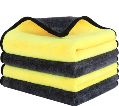 Bizbee Microfiber Vehicle Washing  Cloth(Pack Of 4, 800 GSM)