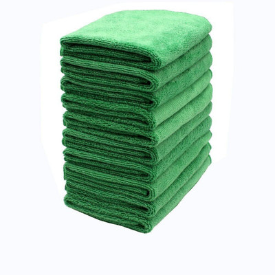 Sheen Microfiber Vehicle Washing  Cloth(Pack Of 10, 300 GSM)