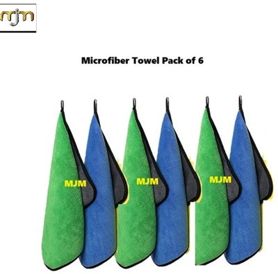 MJM Microfiber Vehicle Washing  Duster(Pack Of 6, 600 GSM)