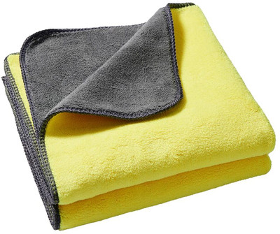 QNJL Microfiber Vehicle Washing  Cloth(Pack Of 2, 800 GSM)