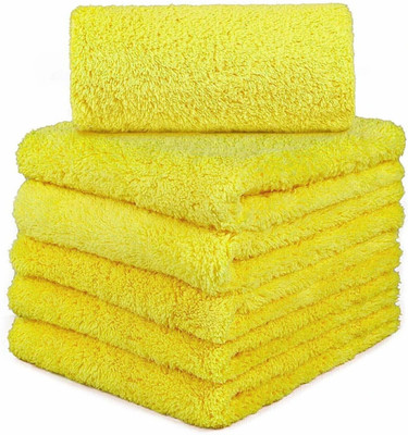 Sheen Microfiber Vehicle Washing  Cloth(Pack Of 8, 400 GSM)