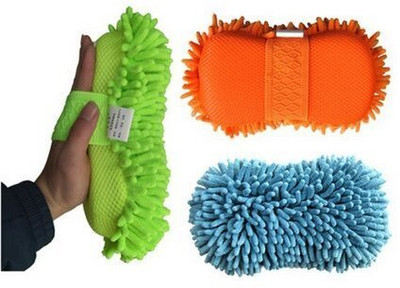 Krunal Enterprise Cotton, Microfiber Vehicle Washing  Sponge(Pack Of 1)