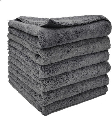 Auto Hub Microfiber Vehicle Washing  Cloth(Pack Of 6, 450 GSM)