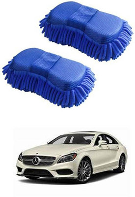 FKOK Microfiber Vehicle Washing  Sponge(Pack Of 2)