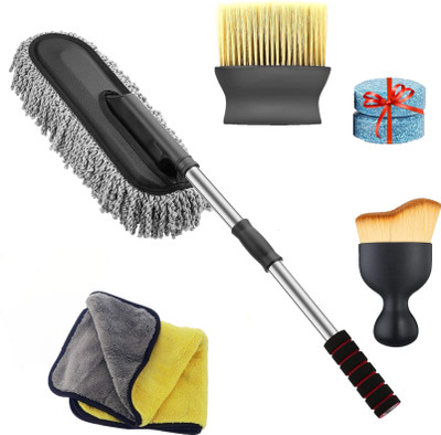 GaxQuly Wet and Dry Duster Set(Pack of 4)