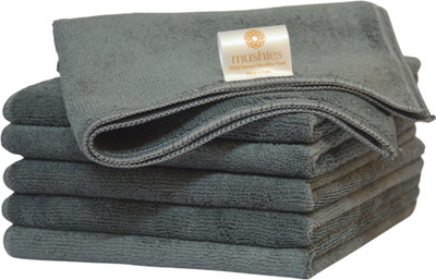 MUSHIES Microfiber Vehicle Washing  Cloth(Pack Of 6, 340 GSM)