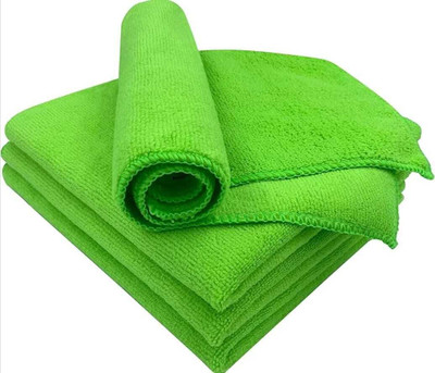 CARSCARE Microfiber Vehicle Washing  Cloth(Pack Of 4, 250 GSM)