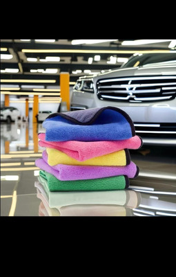 AKDC Microfiber Vehicle Washing  Cloth(Pack Of 5, 600 GSM)