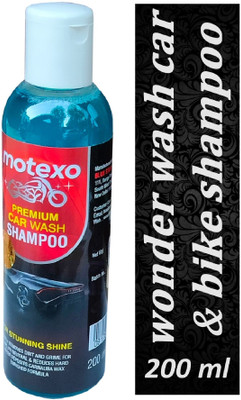MOTEXO Wonder wash car shampoo Car Washing Liquid(200 ml)