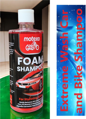 MOTEXO Foam blaster car & bike wash shampoo Car Washing Liquid(500 ml)