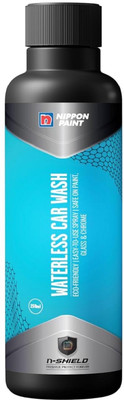 Nippon Paint n-Shield Waterless Car Wash Spray, High Gloss Shine, Eco-Friendly Car Cleaner Car Washing Liquid(250 ml)