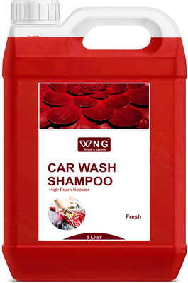 WNG Car Wash Shampoo | car wash shampoo 5 liter | With Extra Foam Booster | Car Washing Liquid(5000 ml)