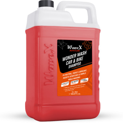 Wavex Wonder Wash Car Shampoo (5L) Car Washing Liquid(5000 ml)
