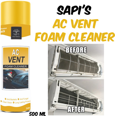 SAPI'S AcVentCleaner+microfiberCloth AcVentCleaner+microfiberCloth Vehicle Interior Cleaner(500 ml)