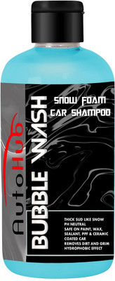 Auto Hub Snow Foam Car Wash Shampoo Car Washing Liquid(300 ml)