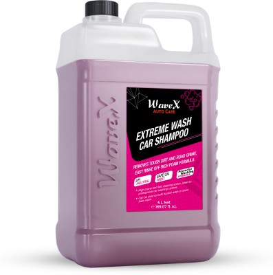 Wavex Car Shampoo Extreme Wash 5Ltr| Car Washing Liquid(5000 ml)