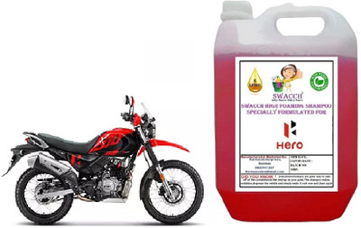 swacch High Foaming Bike Shampoo Formulated For Hero X Pulse 200 4v , Glossy & Shine Car Washing Liquid(5000 ml)