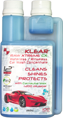 ProKlear Cx Waterless Concentrate Car Washing Liquid(250 ml)