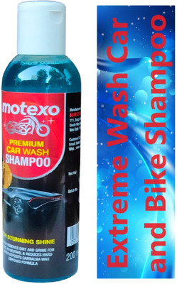 MOTEXO Wonder cleaning car shampoo Car Washing Liquid(200 ml)