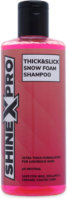 ShineXPro Car Wash Shampoo Concentrate - Thick Foam, Shine Enhancing Formula, pH Neutral Car Washing Liquid(300 ml)