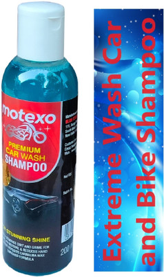 MOTEXO Wonder wash car shampoo Car Washing Liquid(200 ml)