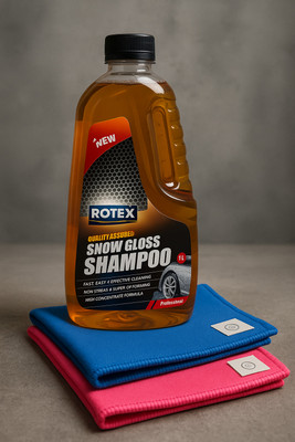 Rotex SNOW GLOSS SHAMPOO Car Washing Liquid(1000 ml)