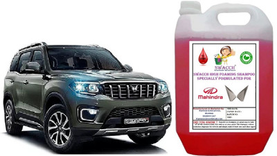swacch High Foaming Car Shampoo Formulated For Mahindra Scorpio N , Glossy & Shine Car Washing Liquid(10000 ml)