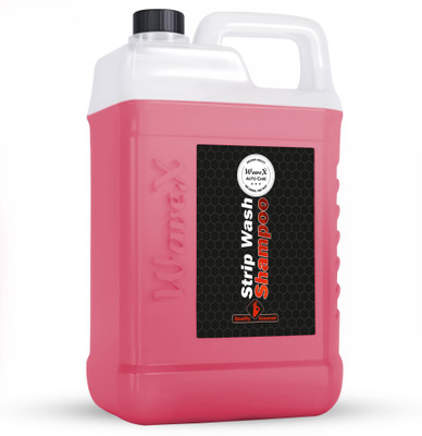 Wavex Strip Wash Shampoo 5 ltr- Removes Old Waxes, Polishes, Sealants and Glaze from All Cars and Bikes| Car Washing Liquid(5000 ml)