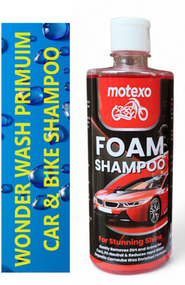MOTEXO FOAM BLASTER CAR WASH LIQUID SHAMPOO Car Washing Liquid(500 ml)