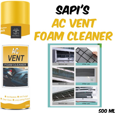 SAPI'S AC Vent Foam Cleaner Odor Neutralizer Spray Pack of 1(500 ml)