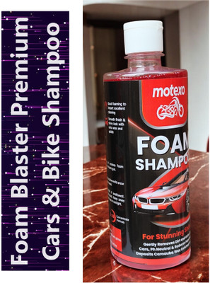 MOTEXO Wonder wash foam blaster car shampoo Car Washing Liquid(500 ml)