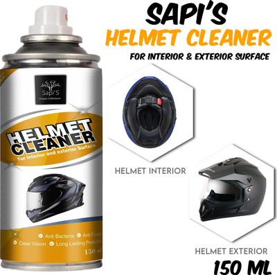 SAPI'S Helmet_Cleaner Spray150ML With microfiber cloth Car Washing Liquid(150 ml)