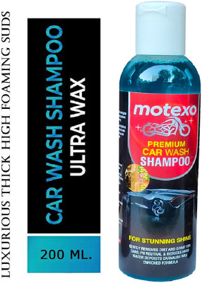 MOTEXO Vehicle Wash Shampoo Car Washing Liquid(200 ml)