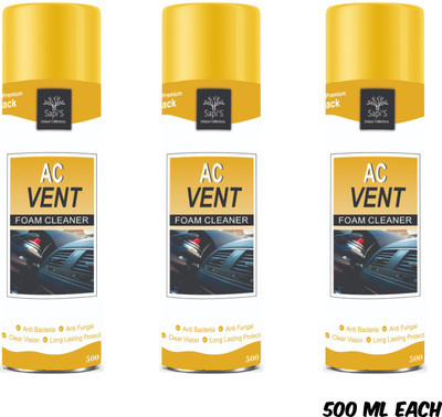 SAPI'S AC Vent Foam Cleaner Odor Neutralizer Spray Pack of 3(1500 ml)