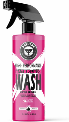FOXCARE Waterless Wash, Easy to use High-Lubricity No Scratch Formula Car Washing Liquid(500 ml)