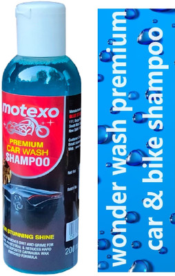 MOTEXO Wonder washing car shampoo Car Washing Liquid(200 ml)