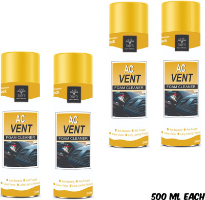 SAPI'S AC Vent Foam Cleaner Odor Neutralizer Spray Pack of 4(2000 ml)