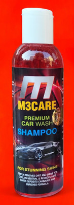 M3CARE Premium vehicle foam blaster Shampoo Car Washing Liquid(200 ml)