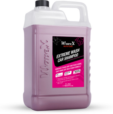 Wavex Car Shampoo Extreme Wash 5Ltr| Car Washing Liquid(5000 ml)