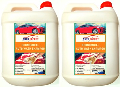 Auto Expert Auto Wash Economical Shampoo Car Bike Exterior Washing Gel Car Washing Liquid(10000 ml)