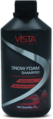 Vista Auto Care Snow Foam Shampo Car & Bike Wash Shampoo to Clean & Shine Painted Surface Car Washing Liquid(1000 ml)