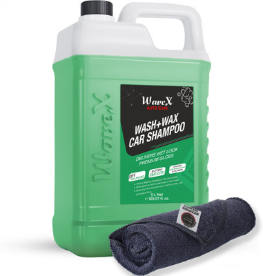 Wavex Wash and Wax Car Shampoo Car Washing Liquid(5 L)