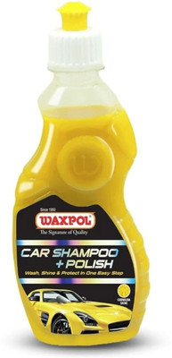 waxpol Shampoo + Polish Car Washing Liquid(300 ml)